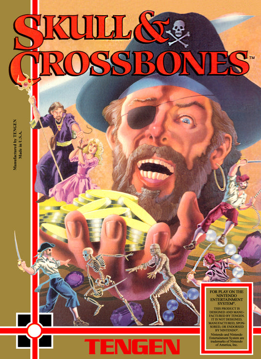 SKULL & CROSSBONES  - NES