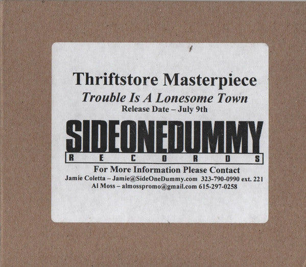 THRIFTSTORE MASTERPIECE  - TROUBLE IS A LONESOME TOWN