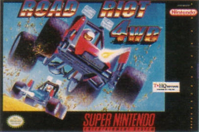 ROAD RIOT 4WD  - SNES (W/BOX)