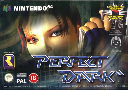 PERFECT DARK  - N64 (W/BOX)