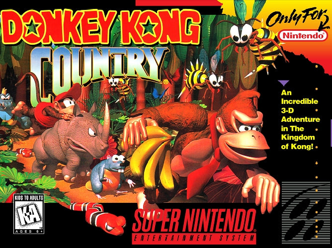 DONKEY KONG COUNTRY 3  - SNES (W/BOX & MANUAL)