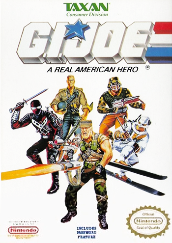 G.I. JOE: A REAL AMERICAN HERO  - NES (W/BOX)