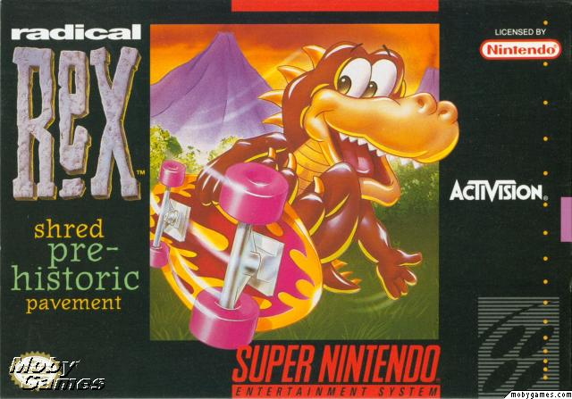 RADICAL REX  - SNES (W/BOX)