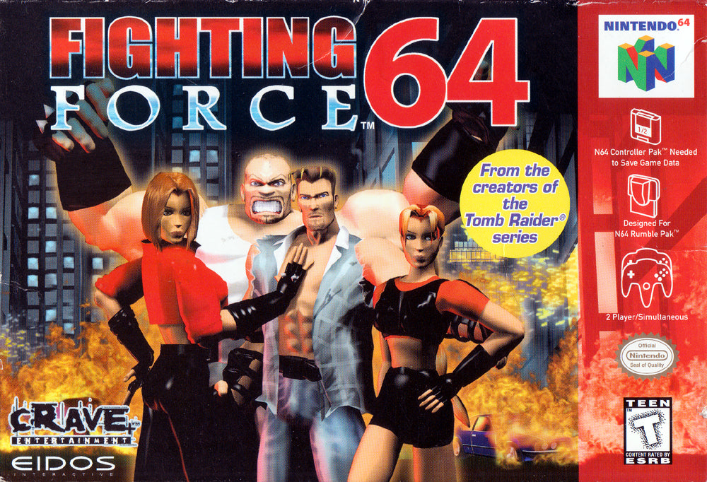 FIGHTING FORCE 64  - N64 (W/BOX & MANUAL)