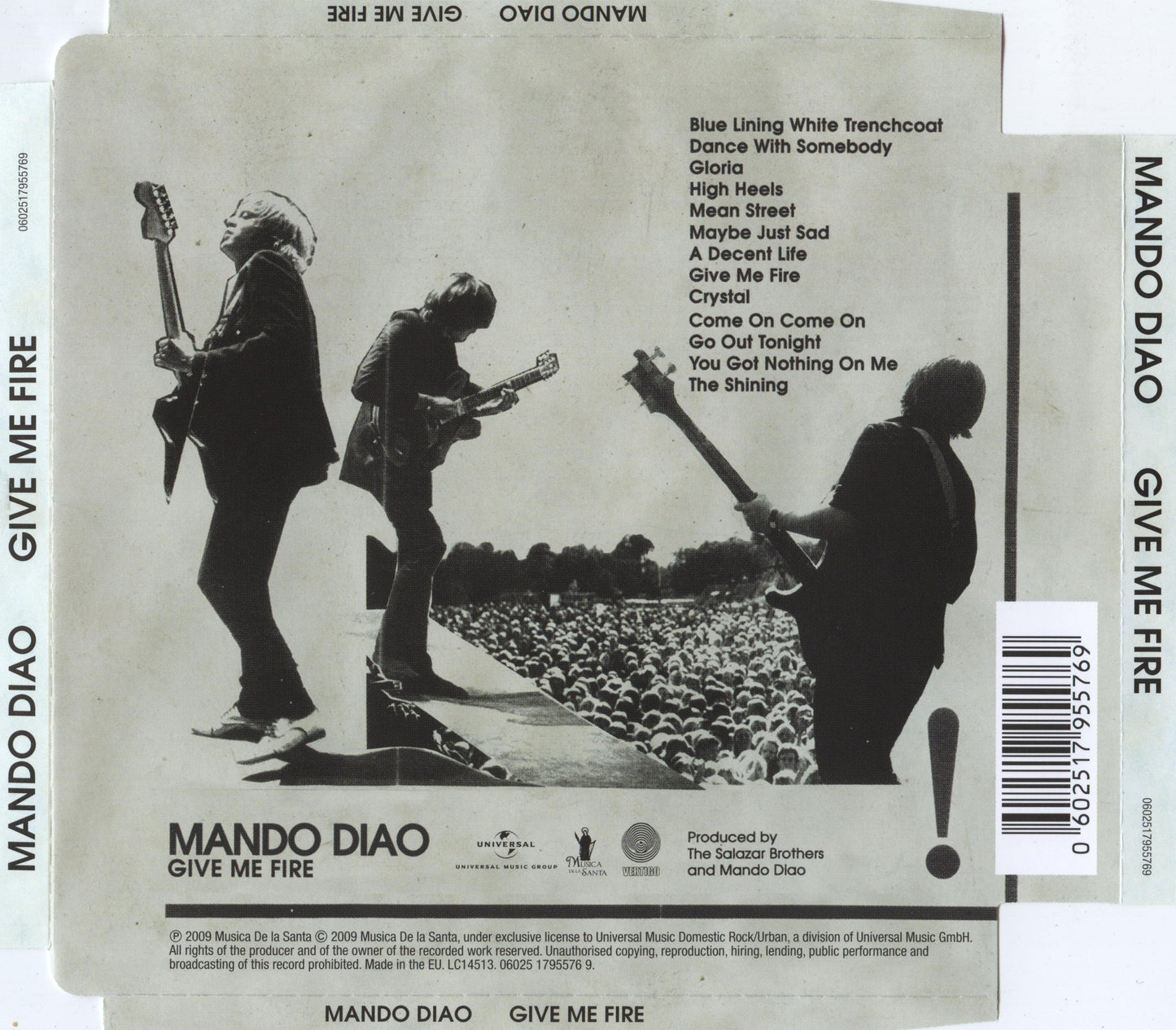 MANDO DIAO  - GIVE ME FIRE!