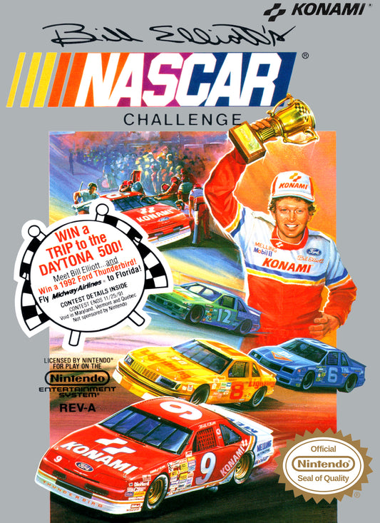 BILL ELLIOTT'S NASCAR CHALLENGE  - NES (W/BOX)