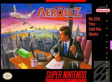 AEROBIZ  - SNES (W/BOX)