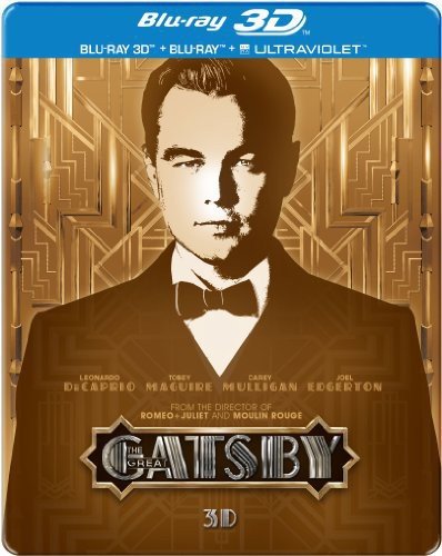 GREAT GATSBY  - BLU-3D-2013-LEONARDO DICAPRIO-STEELBOOK