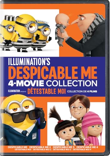 DESPICABLE ME 1-4 - DVD-QUADRUPLE FEATURE