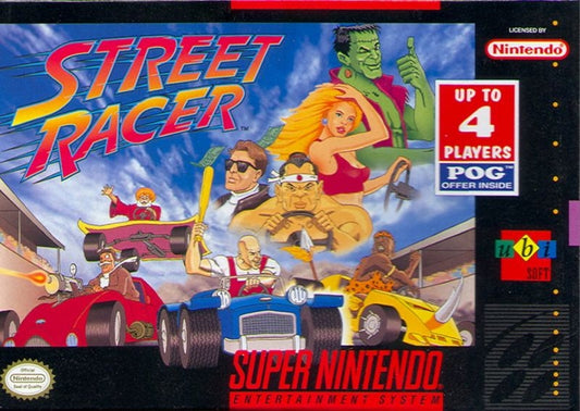 STREET RACER  - SNES