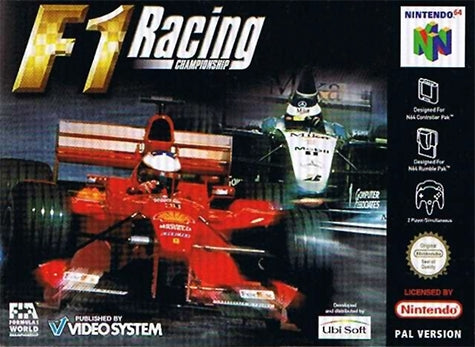 F1 RACING CHAMPIONSHIP  - N64 (W/BOX)