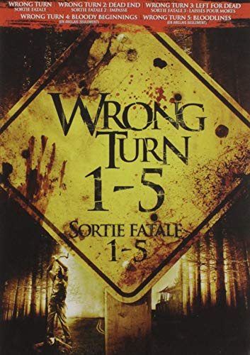 WRONG TURN/WRONG TURN 2/WRONG TURN 3: LEFT FOR DEAD/WRONG TURN 4: BLOODY BEGINNINGS/WRONG TURN 5: BLOODLINES (BILINGUAL)