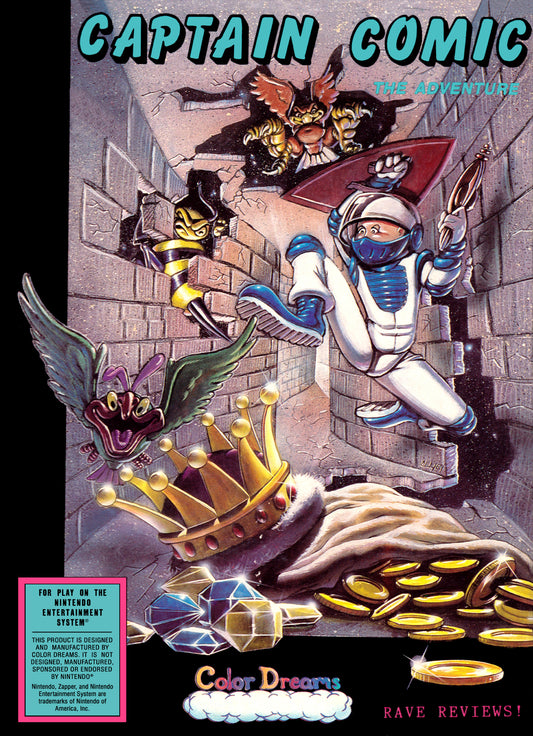 CAPTAIN COMIC  - NES (CARTRIDGE ONLY)