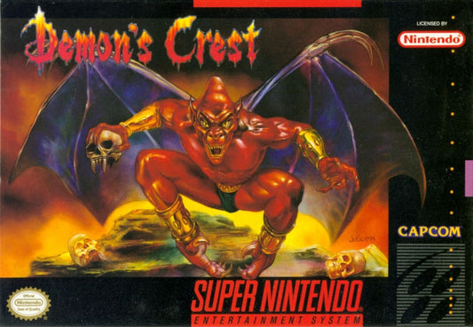 DEMON'S CREST  - SNES (W/BOX & MANUAL)