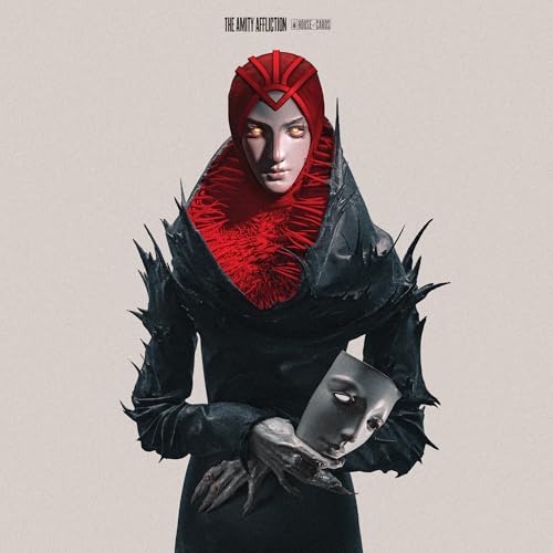 THE AMITY AFFLICTION - HOUSE OF CARDS (CLOUDY BLOOD RED VINYL)