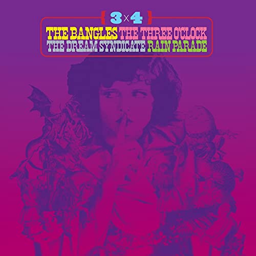 VARIOUS ARTISTS - 3 X 4 (2LP/PSYCHEDELIC SWIRL VINYL)