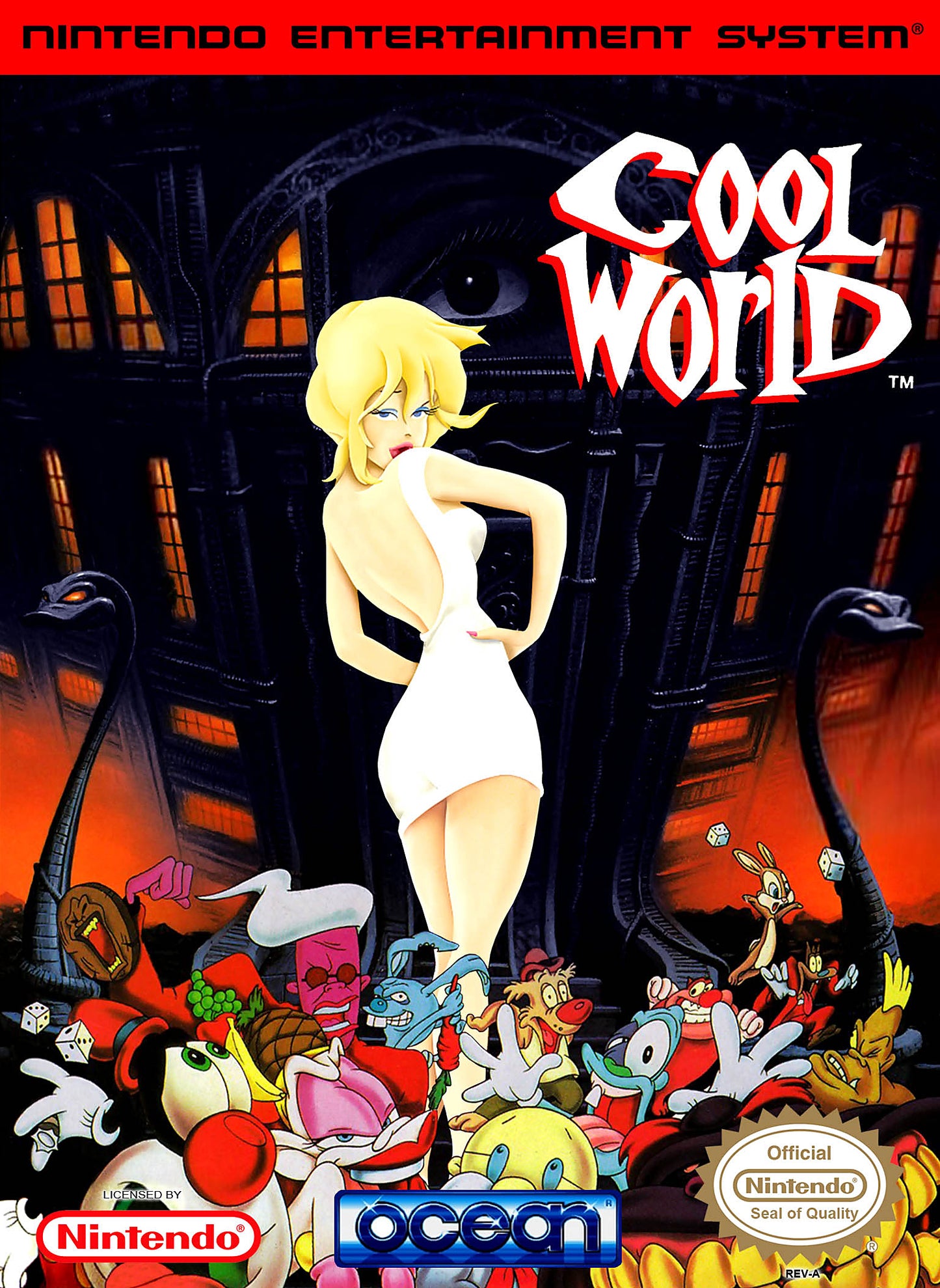 COOL WORLD  - NES (W/BOX & MANUAL)