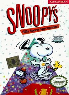 SNOOPY'S SILLY SPORTS  - NES (W/BOX)