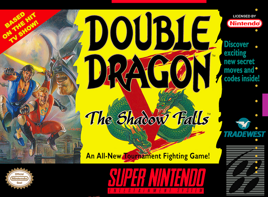 DOUBLE DRAGON V: THE SHADOW FALLS  - SNES (W/BOX)