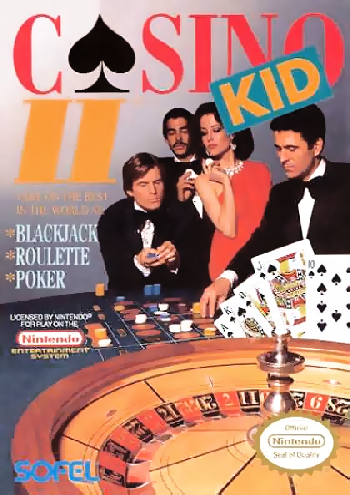 CASINO KID II  - NES (W/BOX & MANUAL)