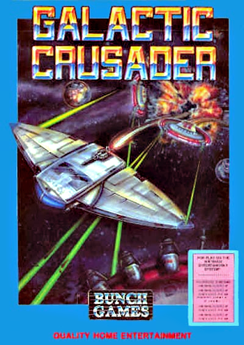 GALACTIC CRUSADER  - NES (W/BOX & MANUAL)