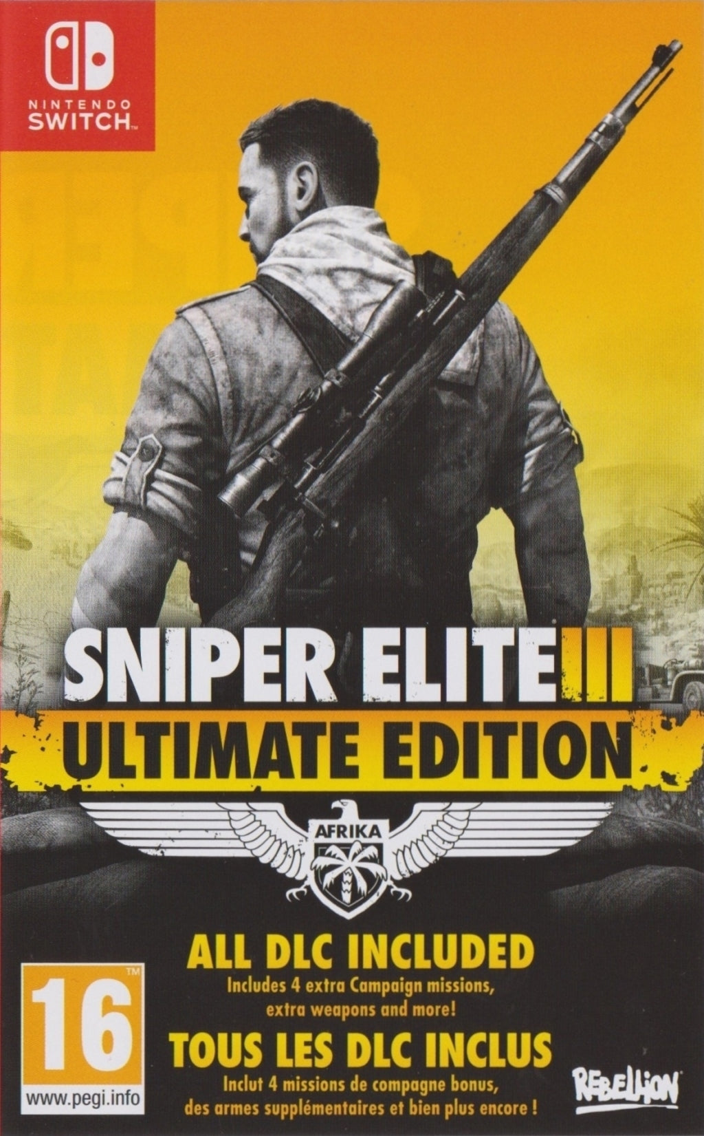 SNIPER ELITE III (ULTIMATE EDITION)  - SWITCH
