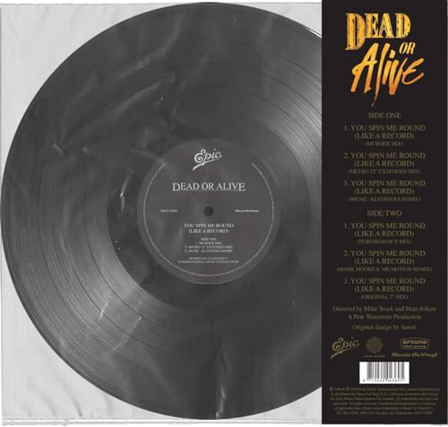 DEAD OR ALIVE - YOU SPIN ME ROUND (LIKE A RECORD) (LIMITED EDITION BLACK VINYL)
