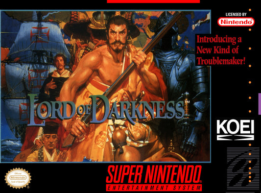 LORD OF DARKNESS  - SNES (W/BOX)