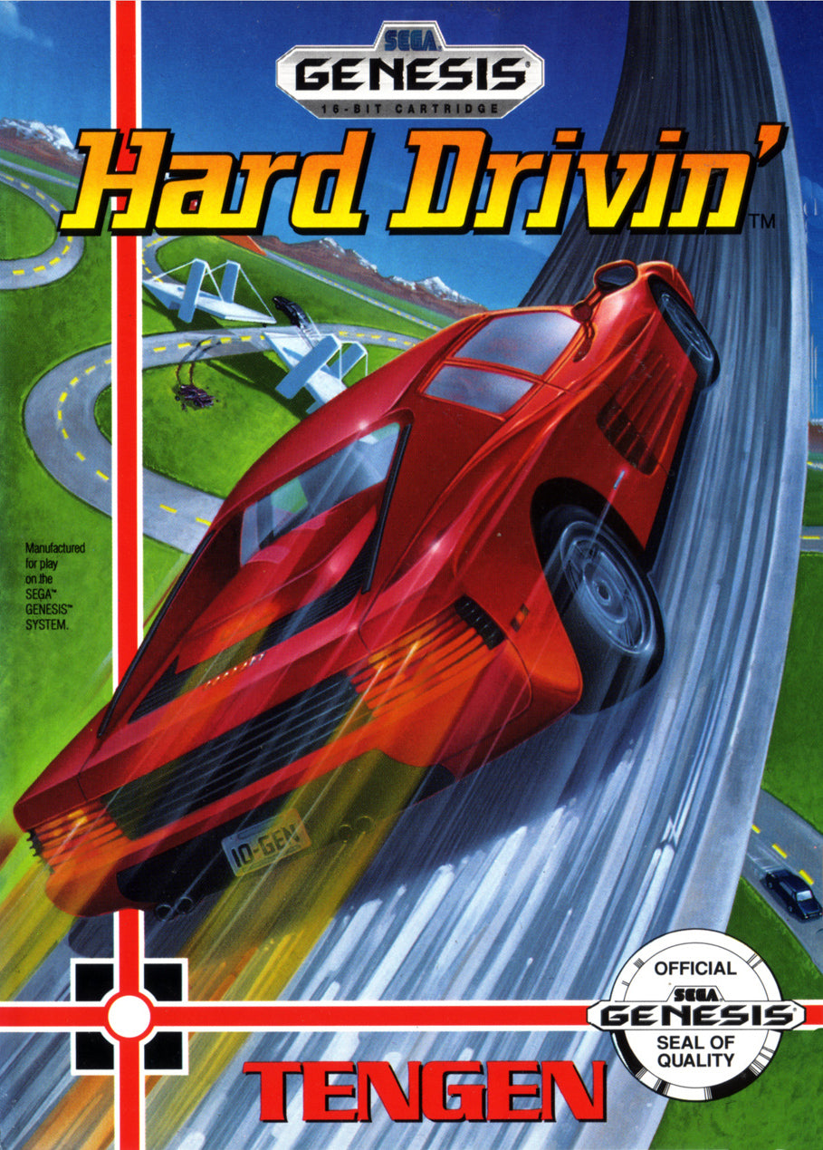 HARD DRIVIN'  - GENESIS