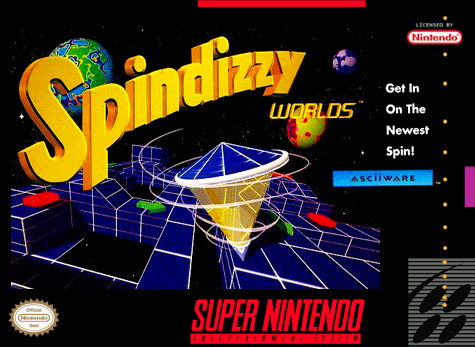 SPINDIZZY WORLDS  - SNES (W/BOX)