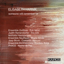 ELISABETH HARNIK: SOMEONE WILL REMEMBER US [CD]