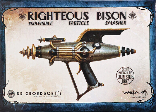 DR. GRORDBORT'S: RIGHTEOUS BISON - WETA-STEAMPUNK -15" (DENTED BOX)