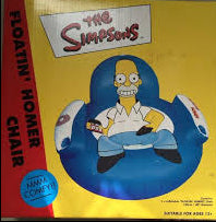 SIMPSONS: FLOATIN' HOMER CHAIR - SEVYLOR-MMM COMNFY-2000