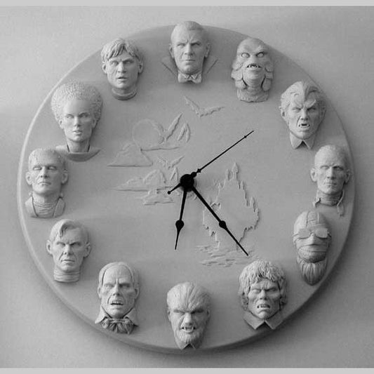 UNIVERSAL MONSTERS CLOCK - MODEL KIT (LOOSE, NO ORIGINAL BOX)(UNPAINTED)