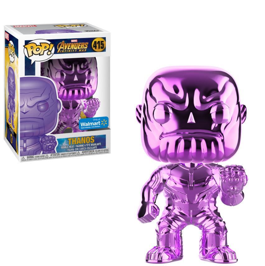 AVENGERS: INFINITY WAR: THANOS #415 (PURPLE CHROME) - FUNKO POP!-EXCLUSIVE