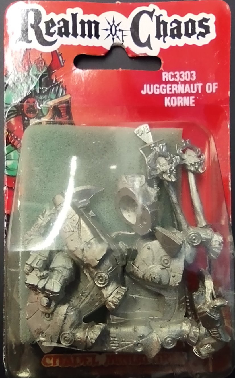 REALM OF CHAOS: JUGGERNAUT OF KORNE RC3303 - CITADEL MINIATURES-1983