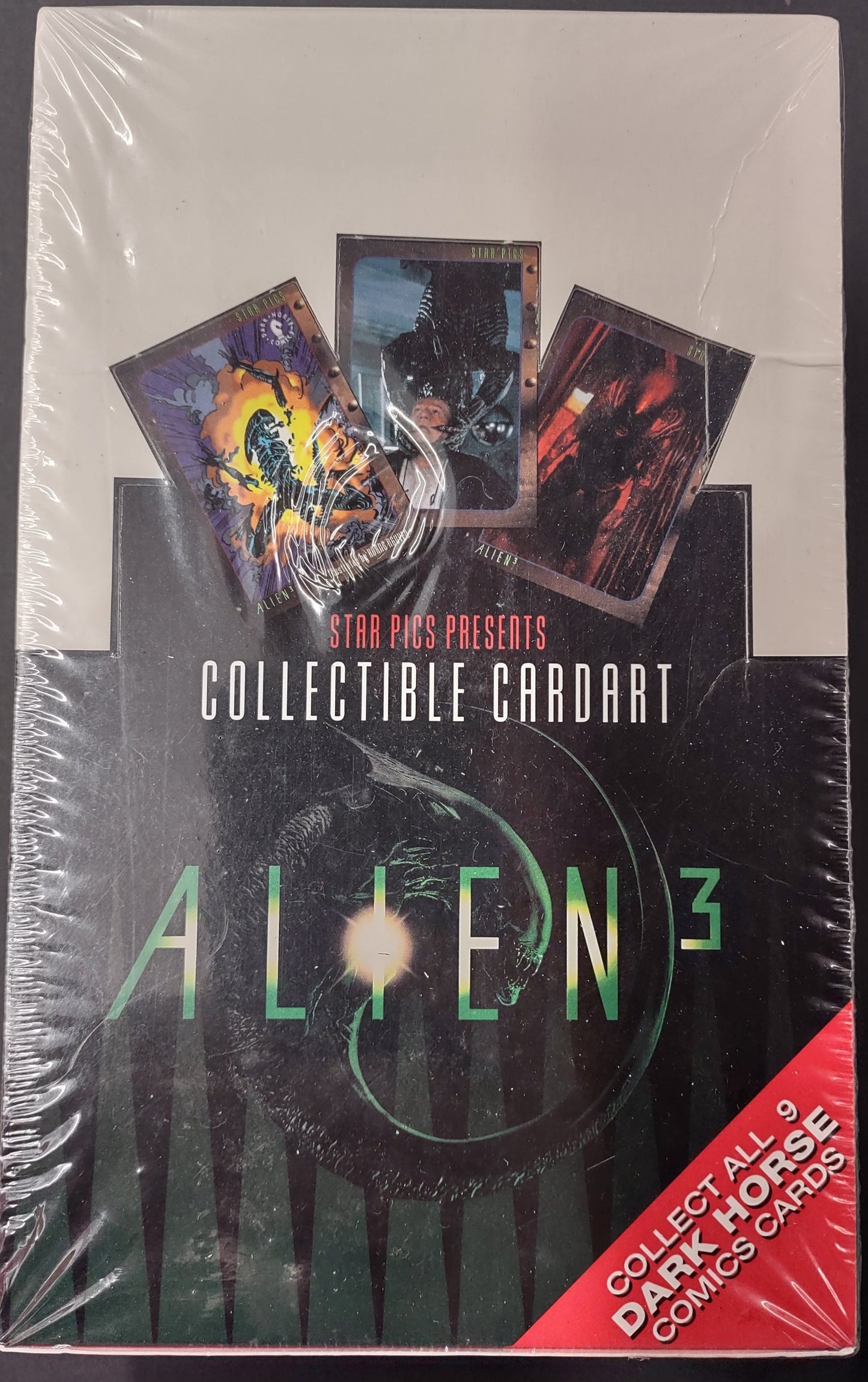 ALIEN 3 (TRADING CARDS-36 PACKS) - STAR PICS INC.1992-SEALED BOX