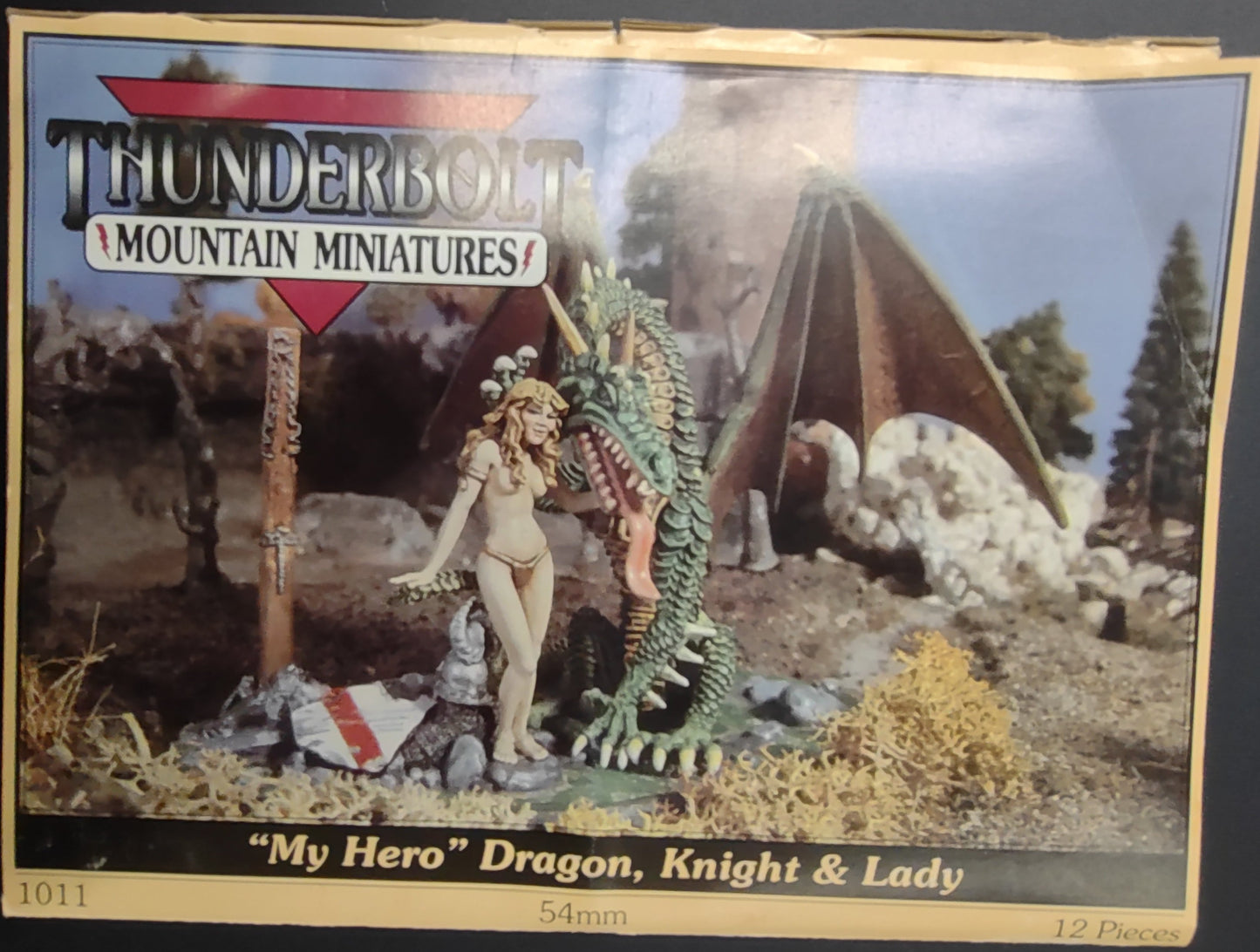 "MY HERO" DRAGON, KNIGHT & LADY #1011 - THUNDERBOLT MOUNTAIN