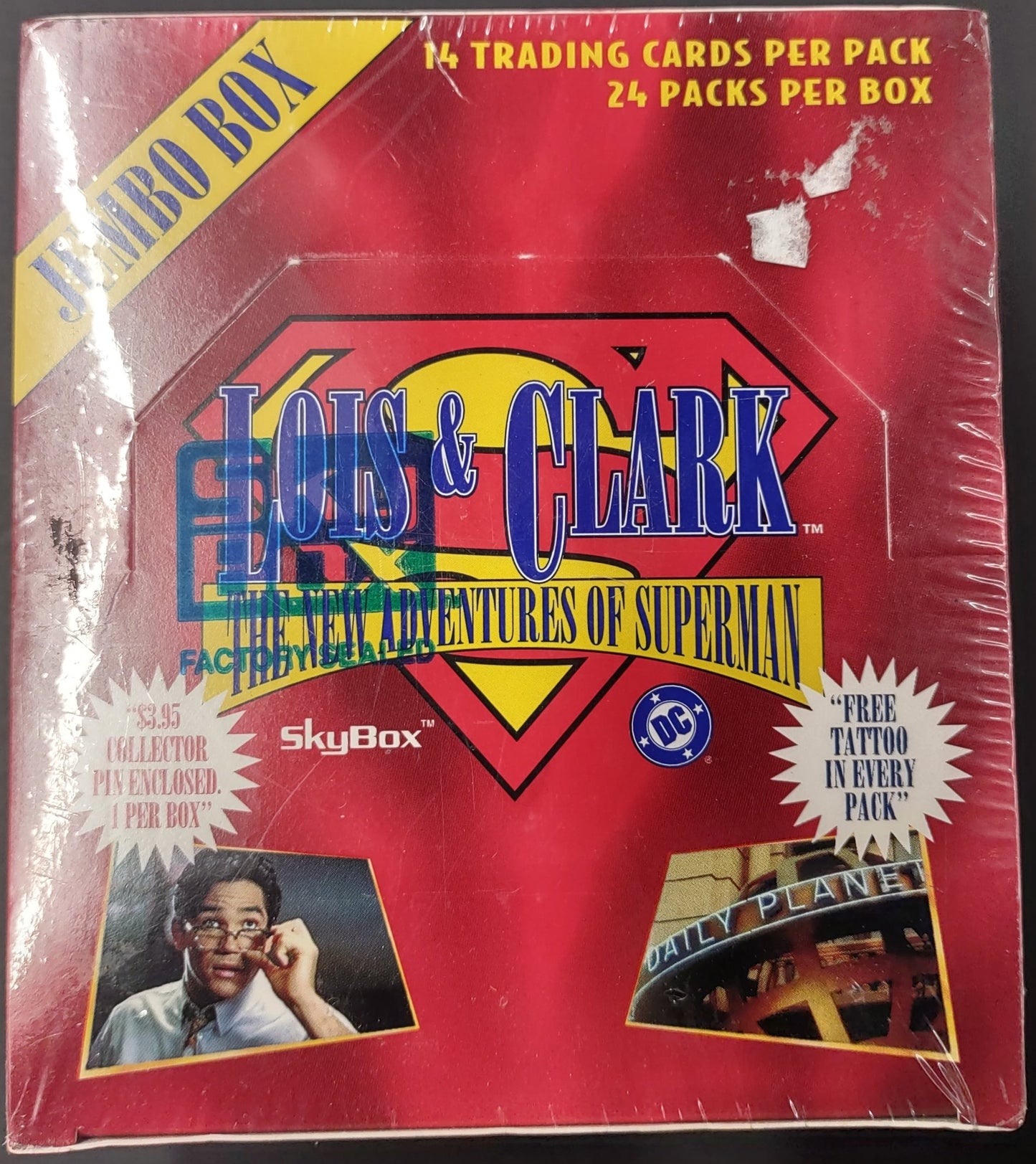 LOIS & CLARK (JUMBO BOX) - SKY BOX-24 PACKS-1995