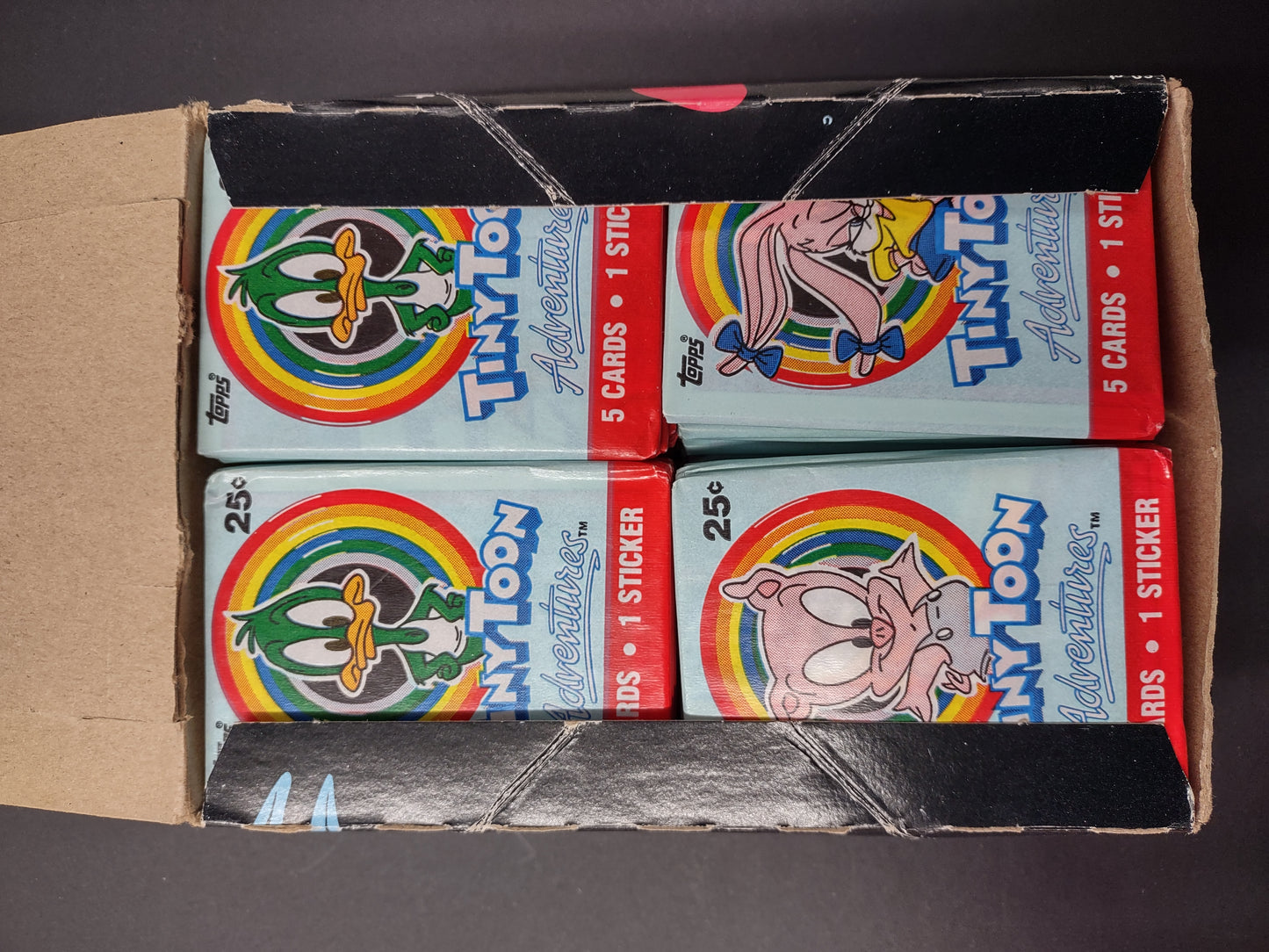 TINY TOON ADVENTURES (OPEN BOX, SEALED PACKS) - TOPPS-60PAKCS-1991