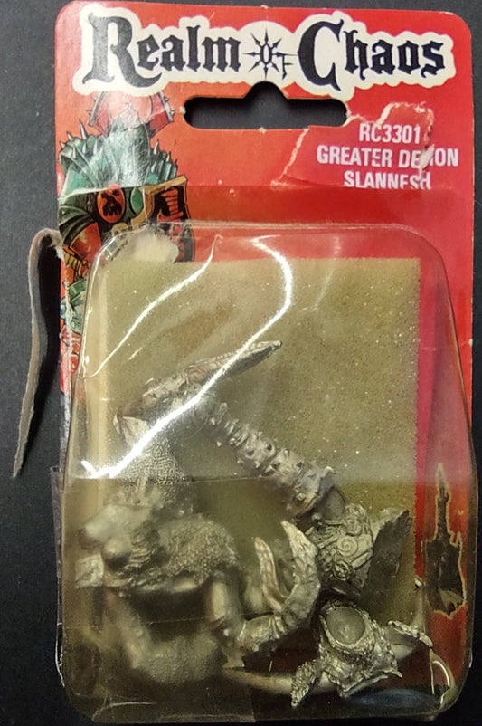 REALM OF CHAOS: GREATER DEMON SLANNESH RC3301 - CITADEL MINIATURES-1983