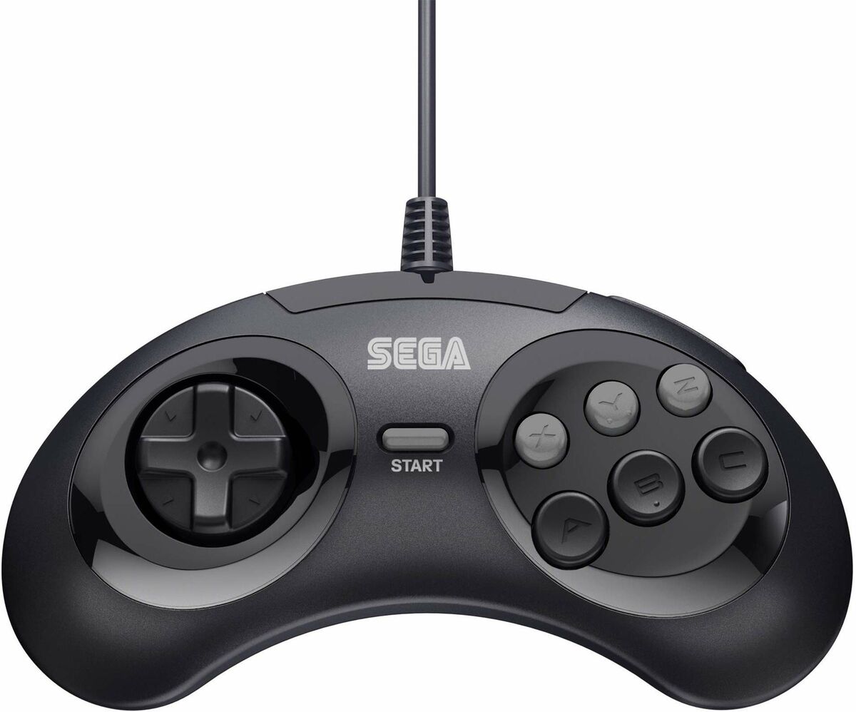 SEGA GENESIS CONTROLLER (6 BTN)(HARDWARE  - GENESIS