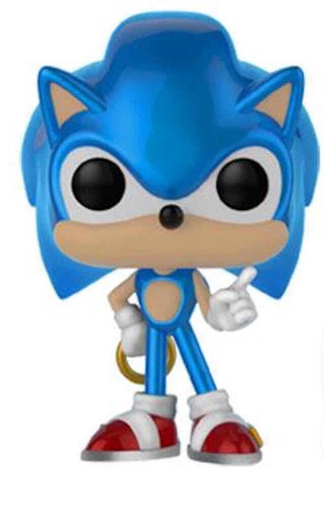 SONIC THE HEDGEHOG: SONIC WITH RING #283 (METALLIC) - FUNKO POP!-EXCLUSIVE