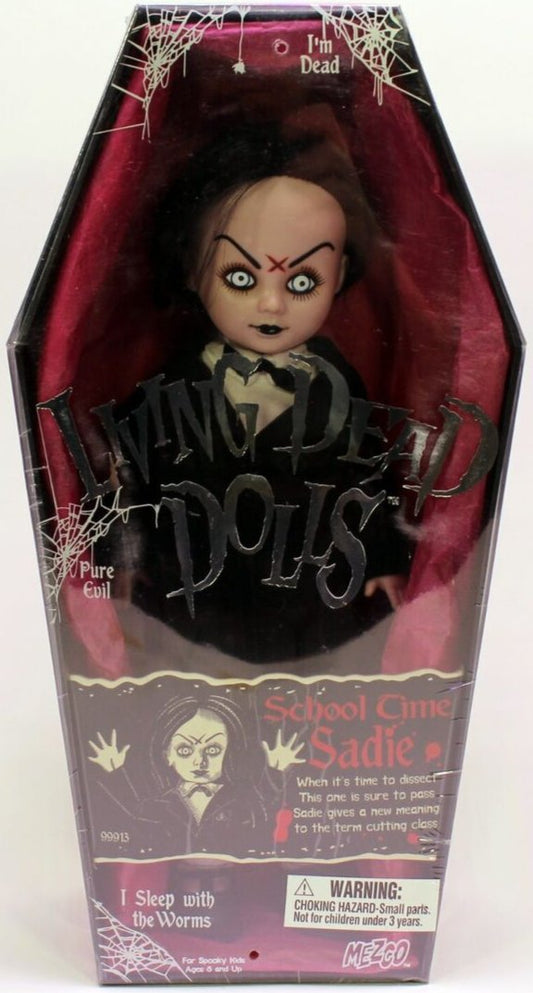 LIVING DEAD DOLL: SCHOOL TIME SADIE - MEZCO-2000-SERIES 2