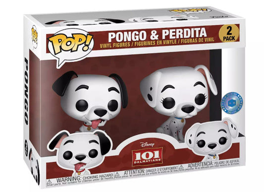 101 DALMATIONS: PONGO & PERDITA (2 PACK) - FUNKO POP!