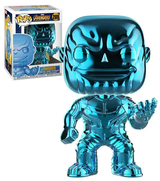 AVENGERS: INFINITY WAR: THANOS #289 (BLUE CHROME) - FUNKO POP!-EXCLUSIVE