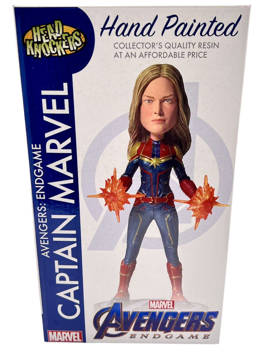 AVENGERS: ENDGAME: CAPTAIN MARVEL  - NECA-HEAD KNOCKERS-2019