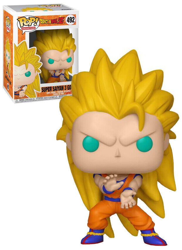 DRAGONBALL Z: SUPER SAIYAN 3 GUKO #492 - FUNKO POP!-EXCLUSIVE