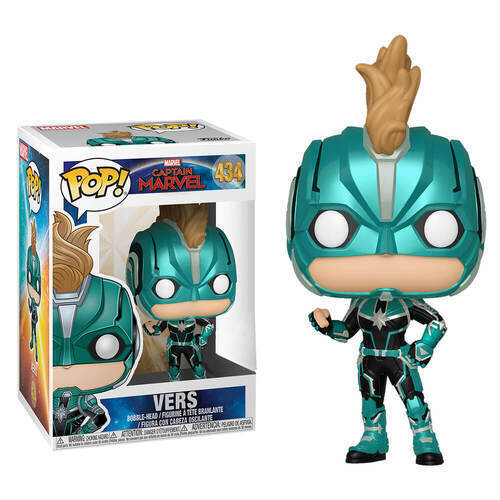 CAPTAIN MARVEL: VERS (MASKED) #434 - FUNKO POP!-EXCLUSIVE