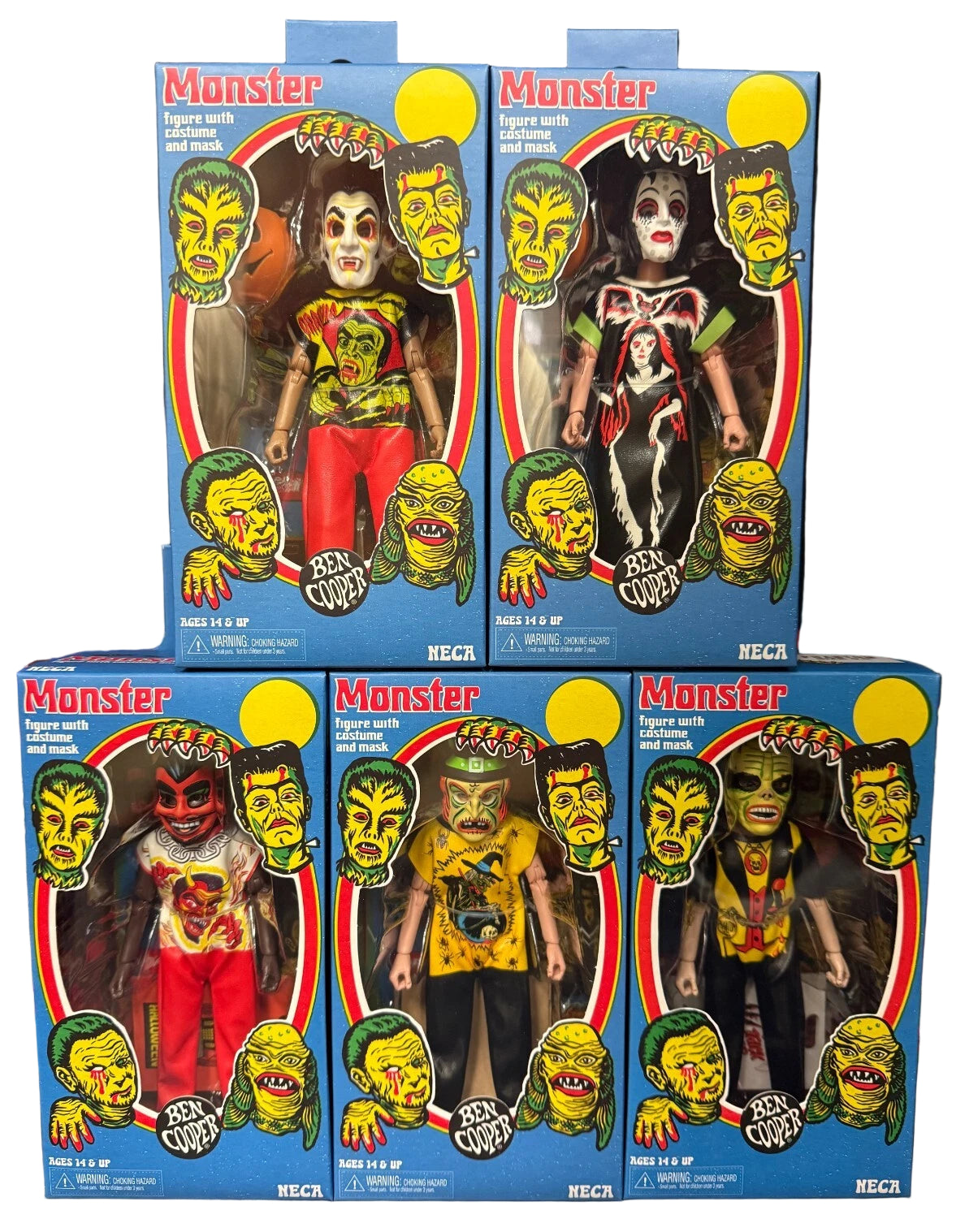 BEN COOPER: MONSTER (6") - NECA-SERIES 2-SET OF 5